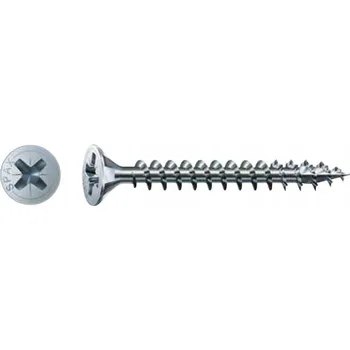 Vrut VRUTY DO DŘEVA TRUHLÁŘSKÉ POZINKOVANÉ BÍLÉ 3.5X15 MM 1000 KUSŮ