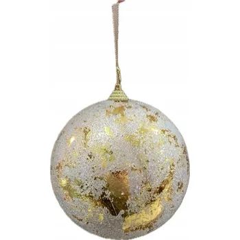 Vánoční dekorace Vánoční Koule zdobená vánoční koule 12 cm 2 ks