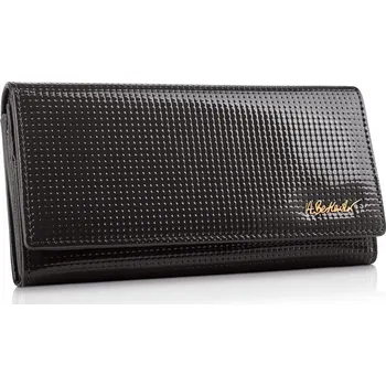 Peněženka Betlewski dámská peněženka z pravé kůže černá