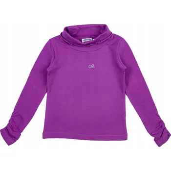 Dívčí tričko Dívčí fialové tričko s dlouhým rukávem Olimpias, vel. 122