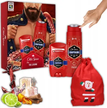 Kosmetická sada Kosmetická sada pro muže OLD SPICE CAPTAIN – gel a deodorant