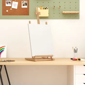 Malířský stojan ZBXL Stolní malířský stojan 29,5 x 33 x 80 cm masivní borové dřevo