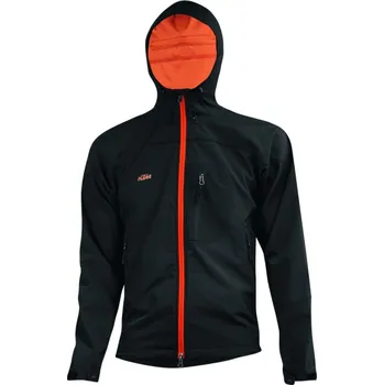 Cyklistická bunda Bunda KTM FACTORY TEAM SOFTSHELL, Black Velikost: XXL