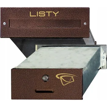 Poštovní schránka Aqbau poštovní schránka k zazdění, lakovaná, grafitová - NA DOPISY