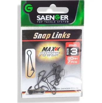 Saenger karabinka Links 2 17mm, 8 ks/bal