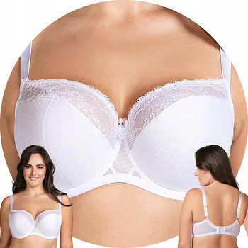 Podprsenka Vivisence 1078 bílá krajková Podprsenka polovyztužená 95H SEMI SOFT