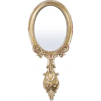 Zrcadlo Zrcadlo do ruky stylové zrcadlo zlaté palácové 24x11x1,5 76174