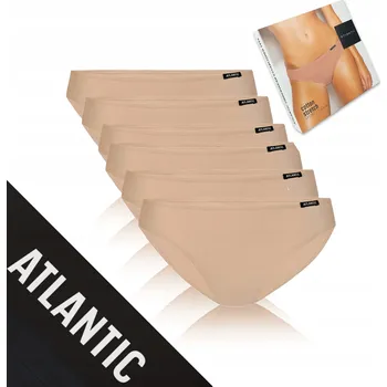 Dámské spodní prádlo DÁMSKÉ KALHOTKY 6-PAK Kalhotky bavlněné, nízký pas, prodyšné Atlantic *L