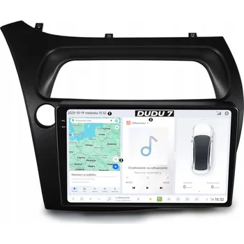 Autorádio DUDUAUTO AUTORÁDIO S NAVIGACÍ HONDA CIVIC UFO 2006-2012 ANDROID DUDU7 2K QLED
