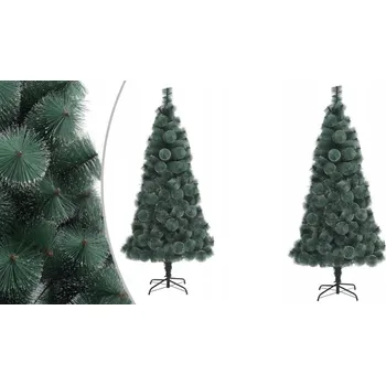 Vánoční stromek Zelený umělý vánoční stromek se stojanem, 210 cm, PET