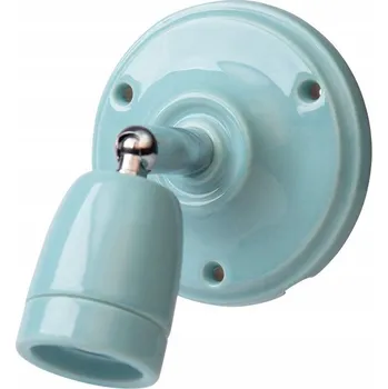 Nástěnné svítidlo KERAMICKÉ NASTAVITELNÉ SVÍTIDLO NA ZEĎ/STROPNÍ PASTELOVÁ MÁTOVÁ