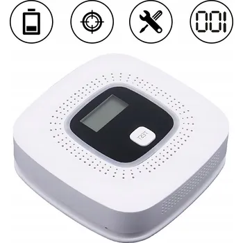 Zabezpečovací technika DETEKTOR OXIDU UHELNATÉHO S ELEKTROCHEMICKÝM SENZOREM A STABILNÍ REAKCÍ