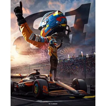 PUZZLE Personalizované lando norris mclaren f1 Dárek 252 EL. A3