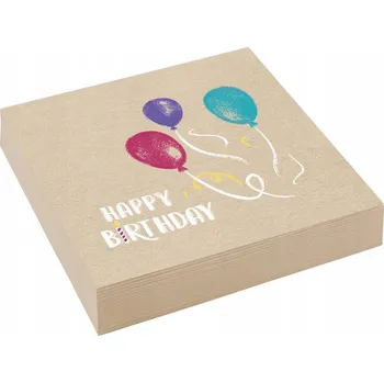 Papírový ubrousek Ubrousky Amscan Všechno Nejlepší k Narozeninám 33 cm 20 kusů