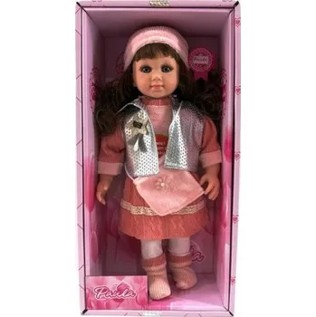 Panenka Vinylová panenka PAULA zpívá a mluví polský 45cm 9307