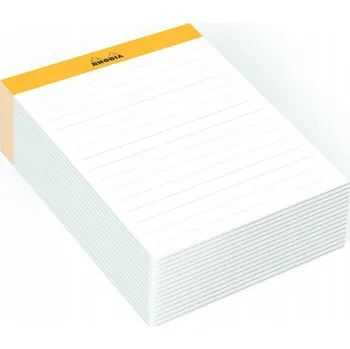 Zápisník Zápisník - náplň A7 7,5x10,5cm, 240 stran, 80g/m2, linkovaný - Memo Rhodia