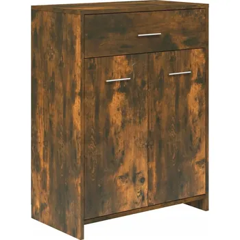 Koupelnový nábytek Koupelnová skříňka, kouřový dub, 60x33x80 cm