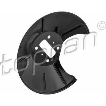 Brzdový systém Ochranný plech proti rozstřikování, brzdový kotouč TOPRAN 305 178
