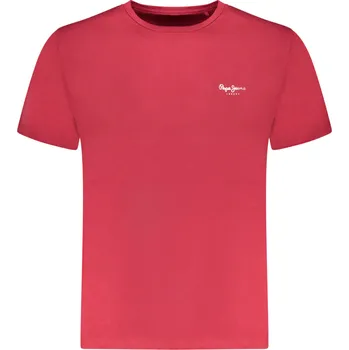 Červené pánské triko s krátkým rukávem Pepe Jeans Other 3499861
