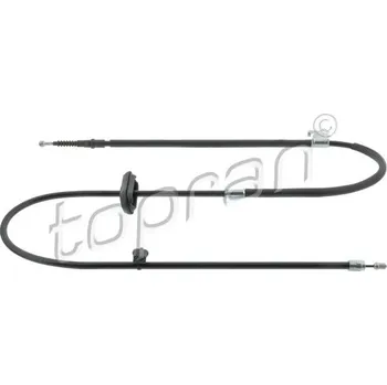 Brzdový systém Tazne lanko, parkovaci brzda TOPRAN 208 435