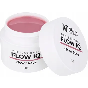 Lak na nehty Nails Company Růžový Gel Samovyrovnávací Flow IQ Clever Rose 50 ml