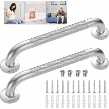 Madlo do koupelny KOUPELNOVÉ MADLO 40 cm SPRCHOVÉ ZÁBRADLÍ PRO SENIORY A OSOBY SE ZDRAVOTNÍM POSTIŽENÍM