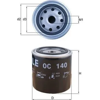 Olejový filtr Olejový filtr MAHLE OC 140