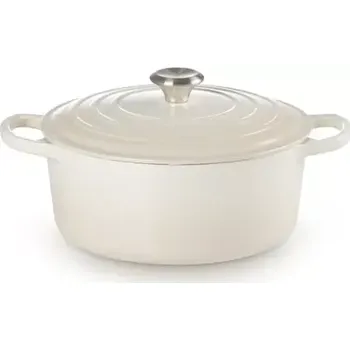 Hrnec Le Creuset Signature Hrnec s poklicí 26 cm bílá (21177267164430)