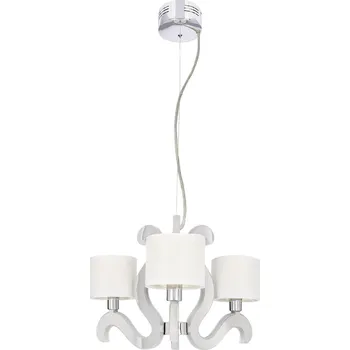 Ambrosia 1 závěsná lampa 3x40W E14 + 18,4W LED chrom