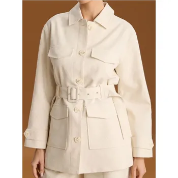 Sinsay - Kabát - béžová - 576AN-02M - 576AN-02M-XS