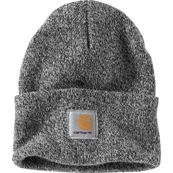 Čepice CARHARTT WATCH HAT BEANIE BLACK/WHITE DOPLNKY: ONE SIZE