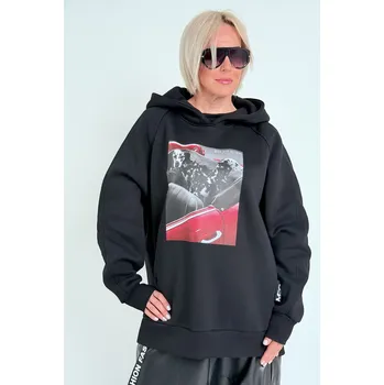 Dámská mikina Miss City Official Černá mikina DALMATIN Černá, UNI S-XL