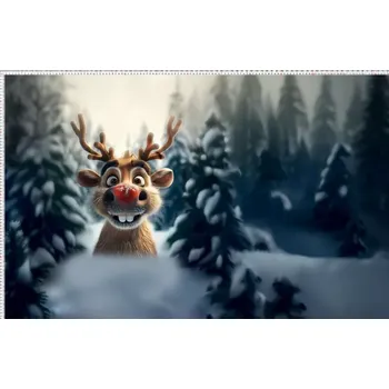 Úplet, Sobík s červeným nosem, panel (E) II. jakost - konec role (Luxusní vzory z Turecka)