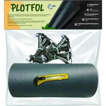 Příslušenství pro plot Pod-plot folie balení 10 m vč. 20 ks hřebů