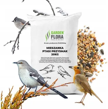 Krmivo pro ptáka KRMIVO KRMNÁ SMĚS ZRNÍ SLUNEČNICE DO KRMÍTKA PRO VOLNĚ ŽIJÍCÍ PTÁKY NA ZIMU 20KG