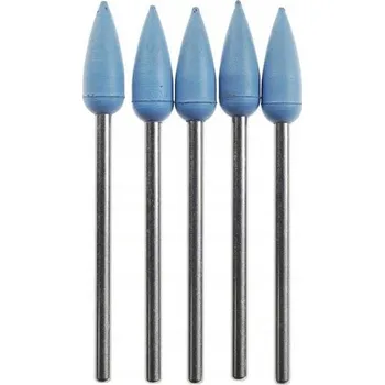 Vrták Silikonové leštičky ogivalového tvaru, Ø 5 mm, 5 kusů Proxxon