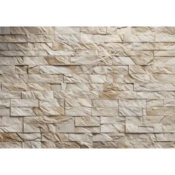 Fototapeta FOTOTAPETA KÁMEN ZEĎ CIHLA HNĚDÁ LOŽNICE OBÝVACÍ POKOJ TAPETA VLIESOVÁ 350x250