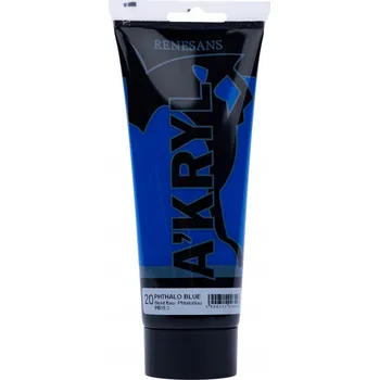 Výtvarná barva Akrylová Barva Renesans A'kryl 200 ml. ULTRAMARÍNOVÁ č. 21