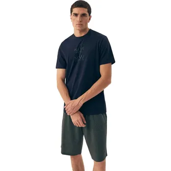 Pánské pyžamo Tmavě Modré Pánské Pyžamo Dreamer - Henderson, tmavě modrá XXL i41_9999955036_2:tmavě modrá_3:XXL_