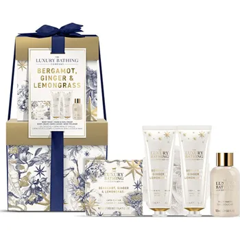 Kosmetická sada The Luxury Bathing Company Dárková mini sada péče o tělo ( Bergamot, Zázvor & Lemongrass )
