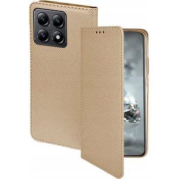 Pouzdro na mobilní telefon Pouzdro s klopou BBE CASE pro Xiaomi 14T Pro 5G, zlaté