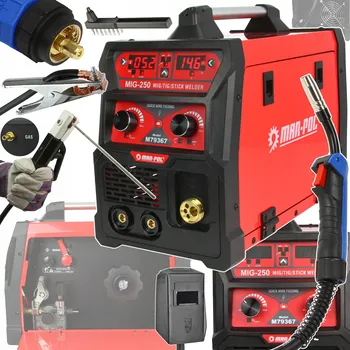 Svářečka Svářečka MIG/MAG, MMA, TIG Mar-Pol 30-250 A, 230 V