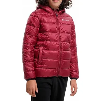 Chlapecká bunda Dětská bunda Champion 306197RS506 HOODED JACKET Červená, velikost 138-142