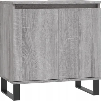 Koupelnový nábytek VidaXL Koupelnová skříňka, šedá dub sonoma,