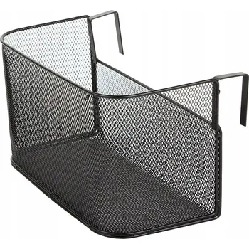 Úložný box Koš košík organizér kovový závěsný na dveře police závěsná kuchyňská