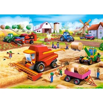 Puzzle Puzzle Castorland Práce na farmě 60 kartonových dílků Věk 5+