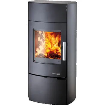 Krbová kamna LAROS GRANDE, černá, boční obklad plechový