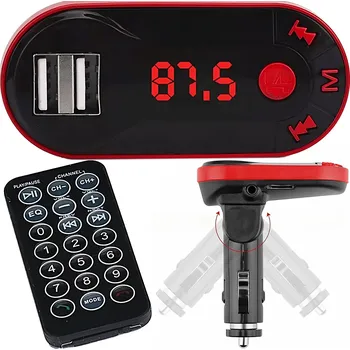 FM transmitter FM TRANSMITTER BLUETOOTH NABÍJEČKA MP3 2XUSB SD LCD