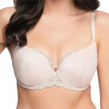 Podprsenka AVA Vyztužená hladká podprsenka s krajkou 2256 béžová 95B