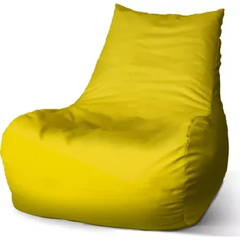 Sedací pytel Sablio Sedací vak Bean Žlutá - 60 x 70 x 70 cm